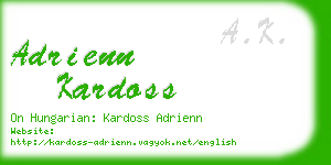 adrienn kardoss business card